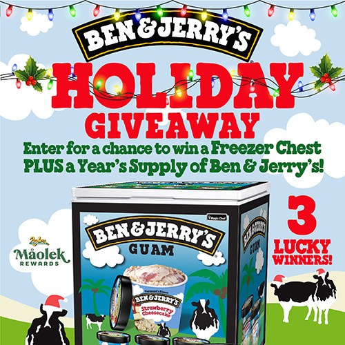 Ben & Jerry's Holiday Freezer Giveaway