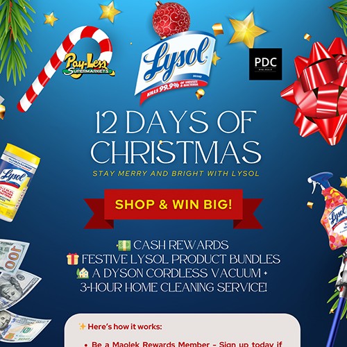 12 Days of Christmas Lysol